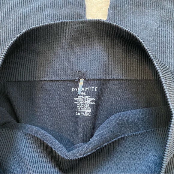 Dynamite Ribbed leggings. - Picture 3 of 5